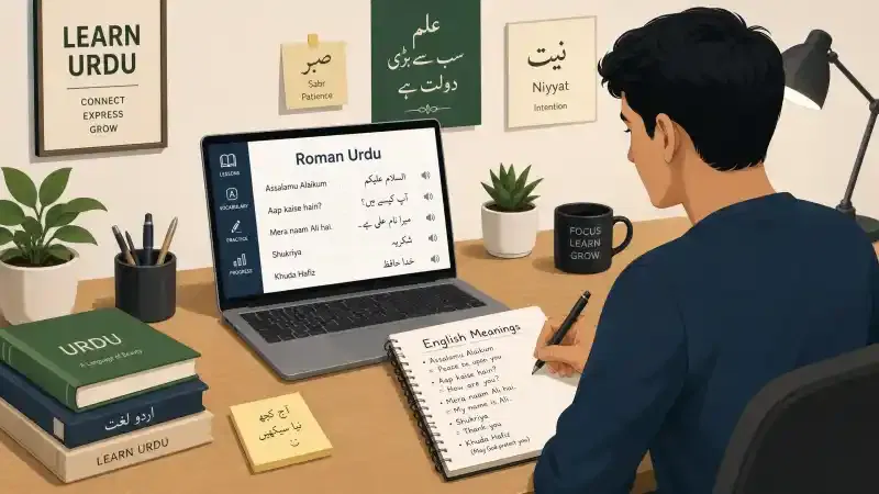 500 Common Roman Urdu Words