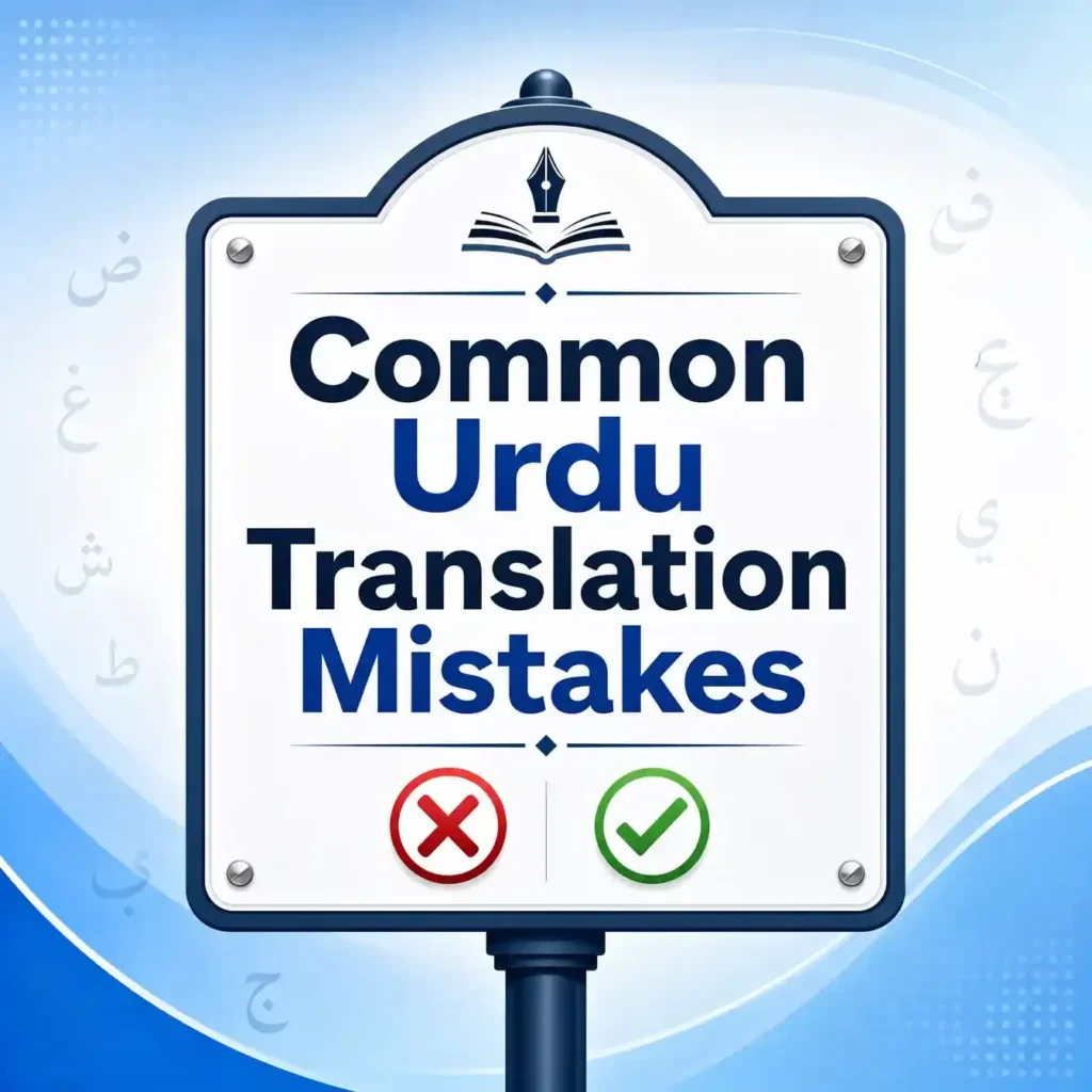 Common Urdu Translation Mistakes