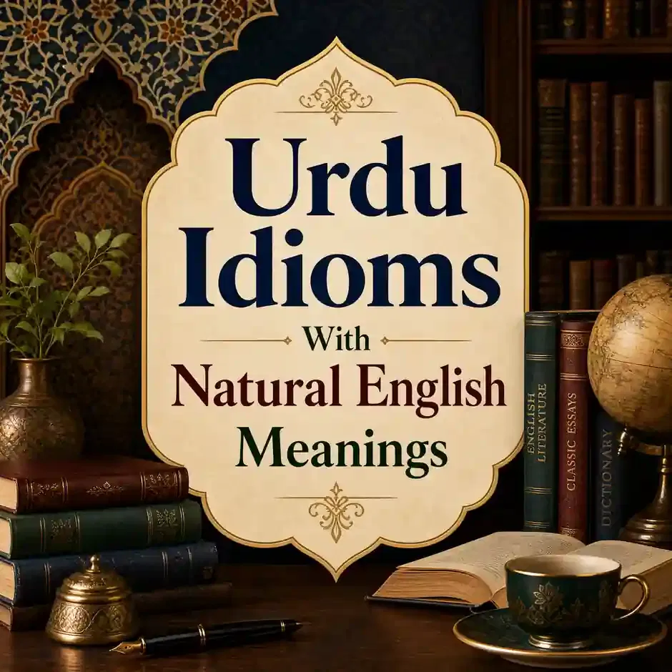 Urdu Idioms With Natural English Meanings
