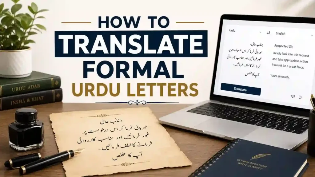How to Translate Formal Urdu Letters