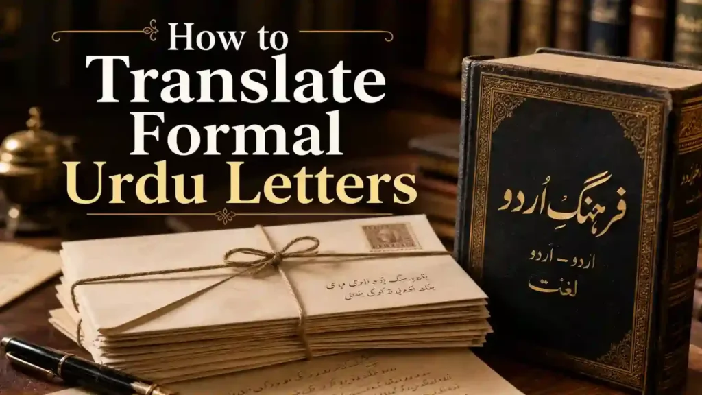 AI OCR tools for translating handwritten Urdu letters into English accurately