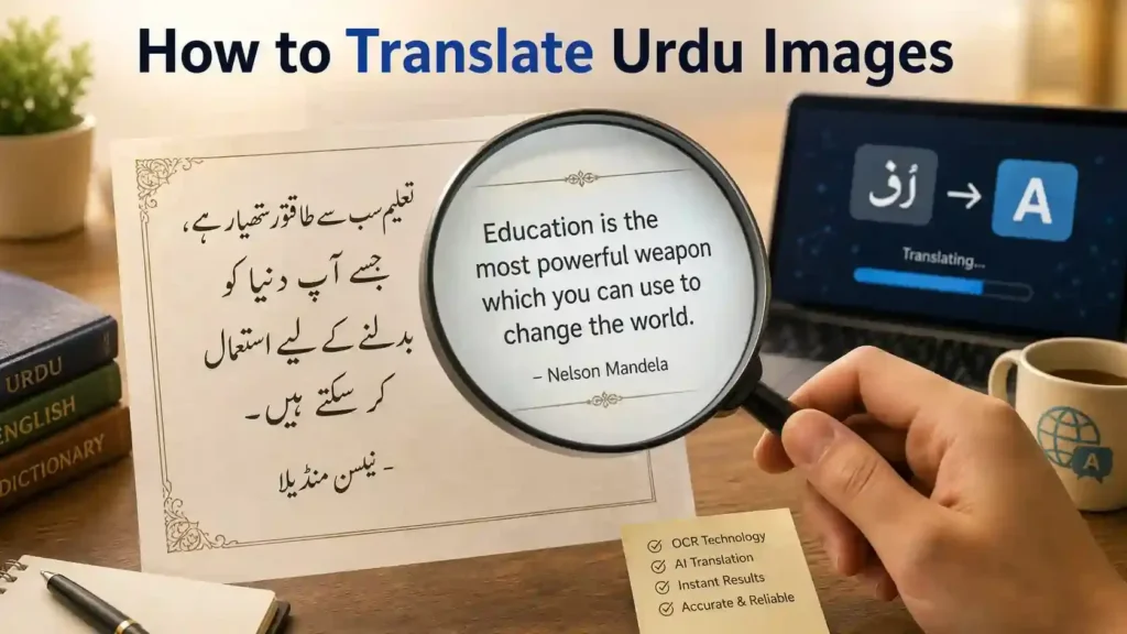 Best Urdu image translator tools for English translation