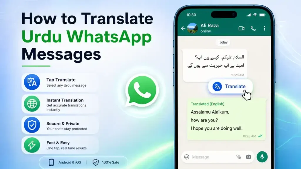 How to Translate Urdu WhatsApp Messages