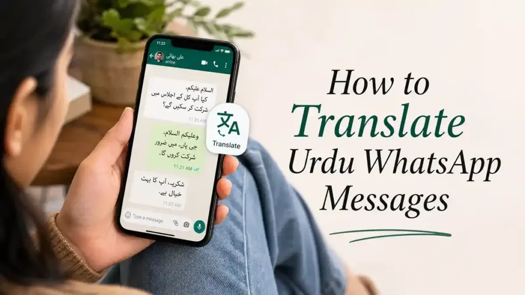 Best AI tools for translating Urdu WhatsApp messages and Roman Urdu chats