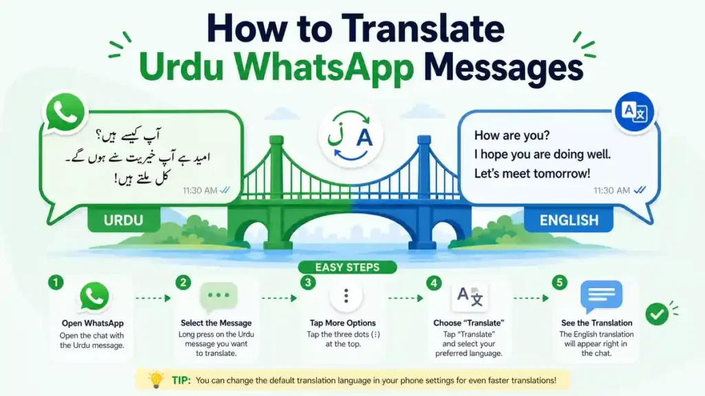 Translate Urdu WhatsApp voice notes, screenshots, and images into English