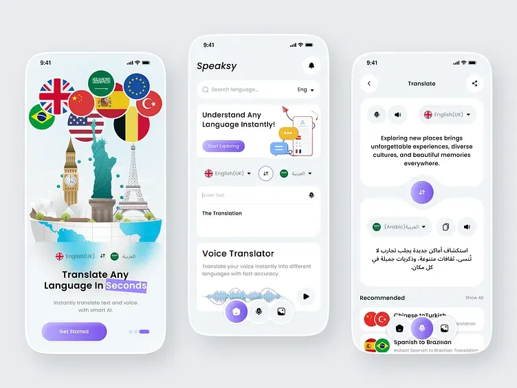translate fast english to urdu paragraph