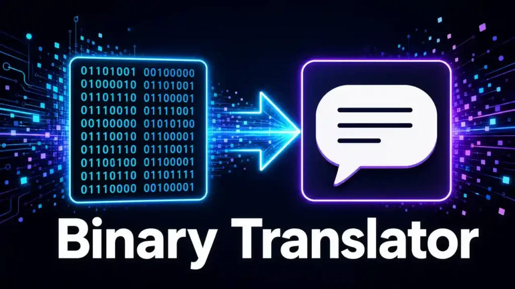 Online Binary Translator tool for binary to text conversion