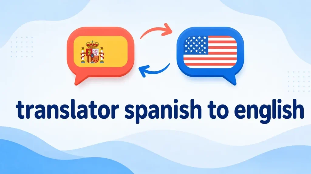 A free Spanish to English translation tool designed for quick translation of Spanish words, phrases, and sentences.