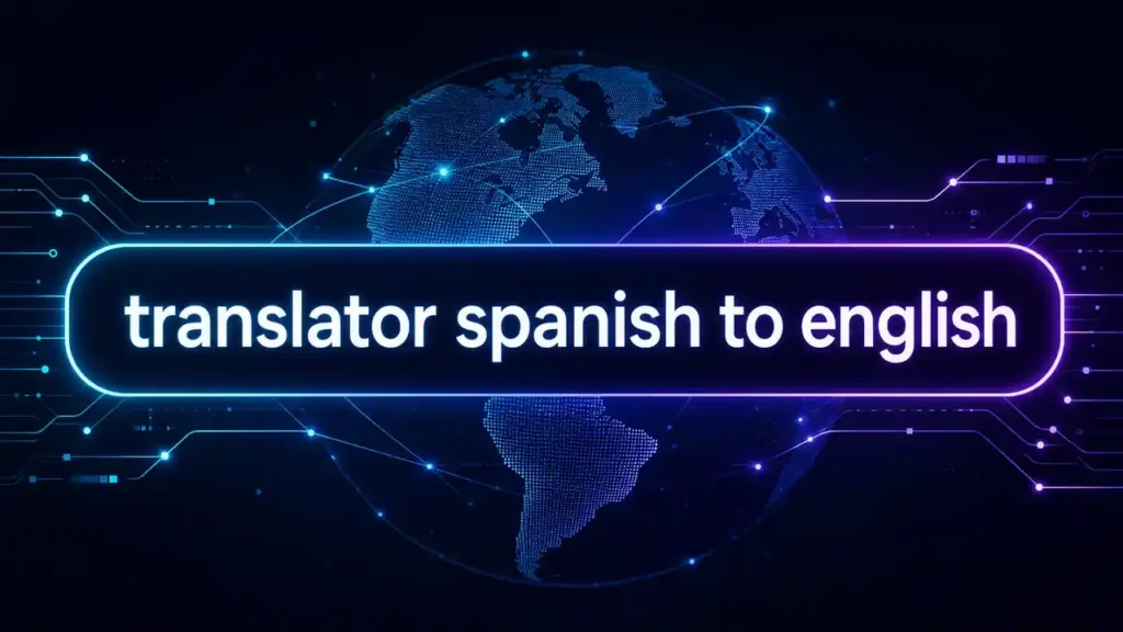 Spanish and English translation examples showing how common Spanish words and sentences translate into natural English.