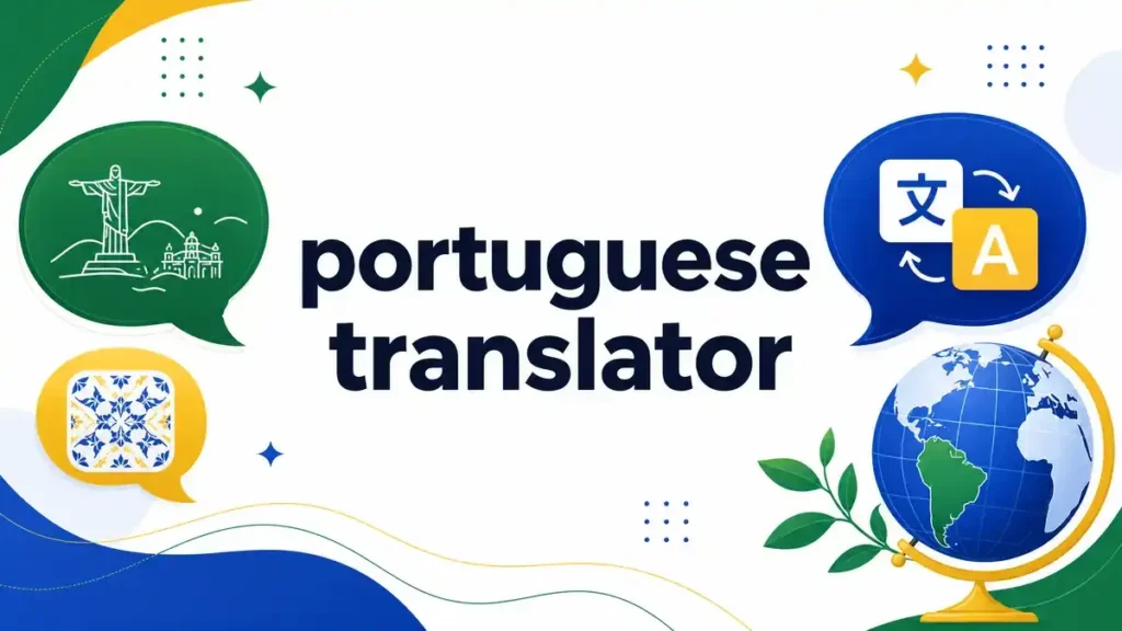 Portuguese translator online translating Portuguese text into English