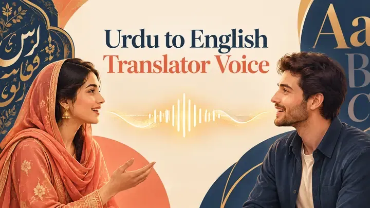 Voice translator converting Urdu speech to English
