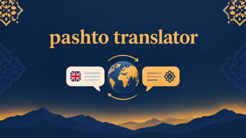 Pashto Translator online tool