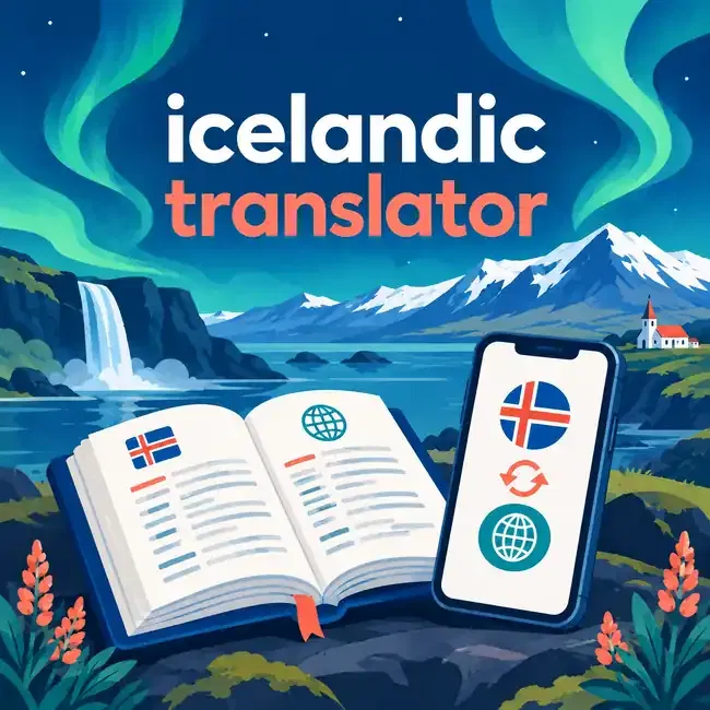 Icelandic translator for Icelandic to English and English to Icelandic translation