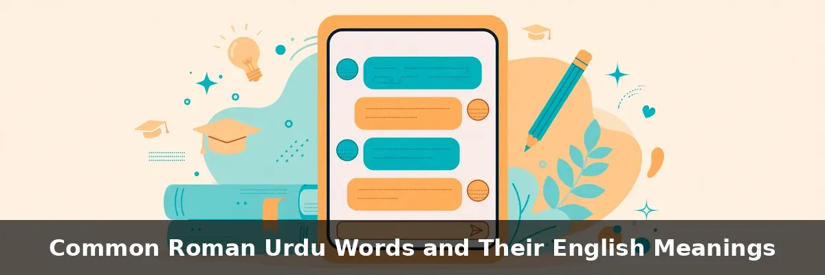 Common Roman Urdu Words and Their English Meanings