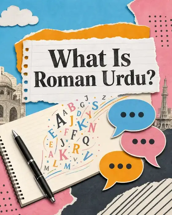 Difference between Roman Urdu and Urdu script