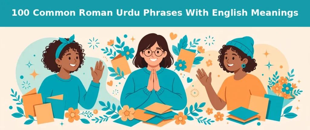 100 Common Roman Urdu Phrases With English Meanings - greeting phrases