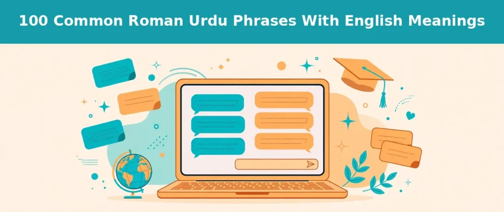 100 Common Roman Urdu Phrases With English Meanings - complete guide
