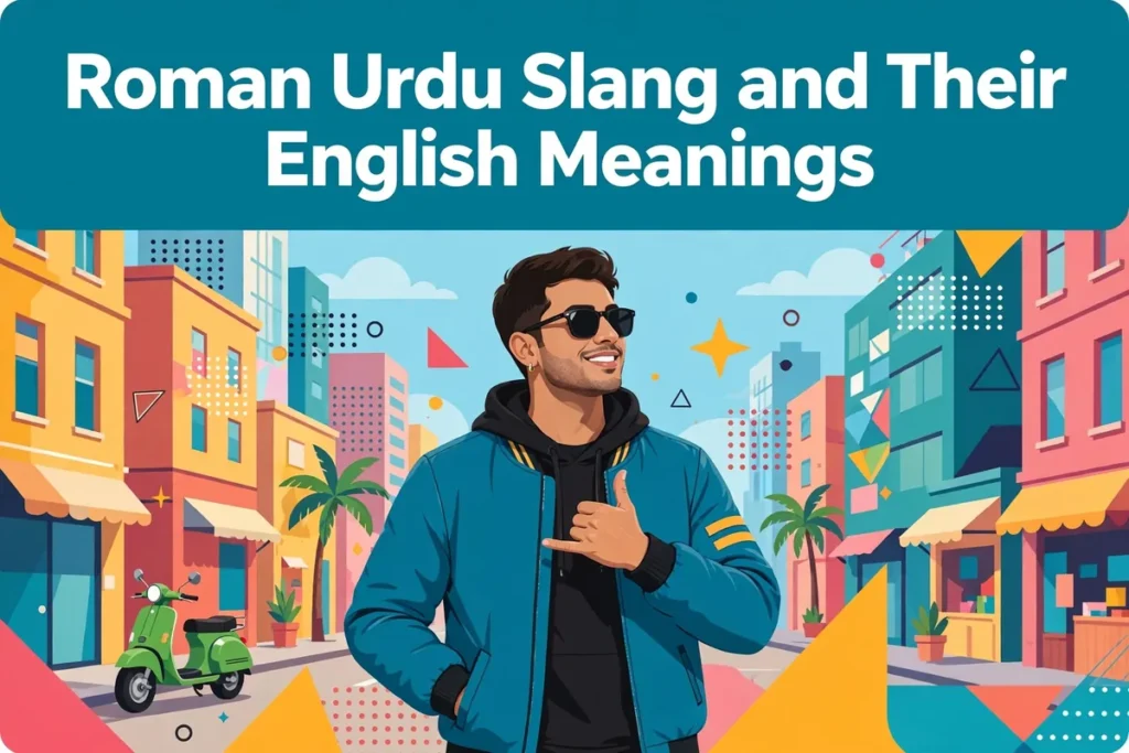 Roman Urdu Slang and Their English Meanings - attitude and swag