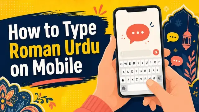 Roman Urdu vs Urdu transliteration on a mobile keyboard
