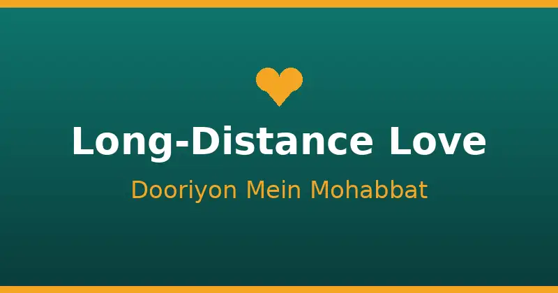 Long-Distance Love in Roman Urdu