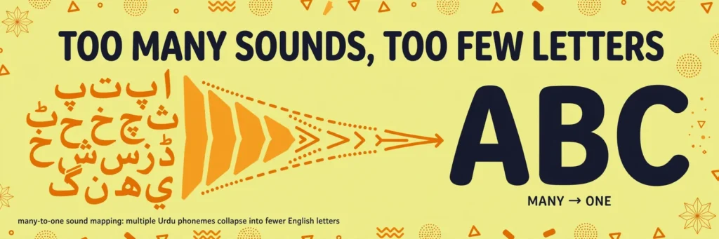 Why Roman Urdu Has No Standard Spelling - Urdu sounds collapsing into fewer English letters