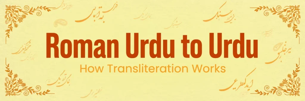 Roman Urdu to Urdu: How Transliteration Works